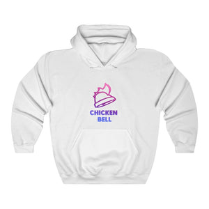 Neon Chicken Bell Unisex Hooded Sweatshirt